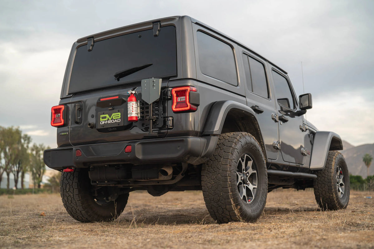 DV8 Offroad 2018-2026 Jeep Wrangler JL Tailgate Reinforcement Molle Panel