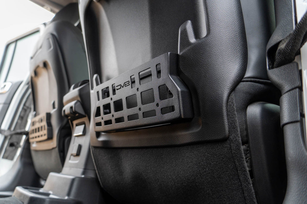 DV8 Offroad 2018-2026 Jeep Wrangler JL & Gladiator JT Rubicon/Mojave Seat Back Molle Pockets