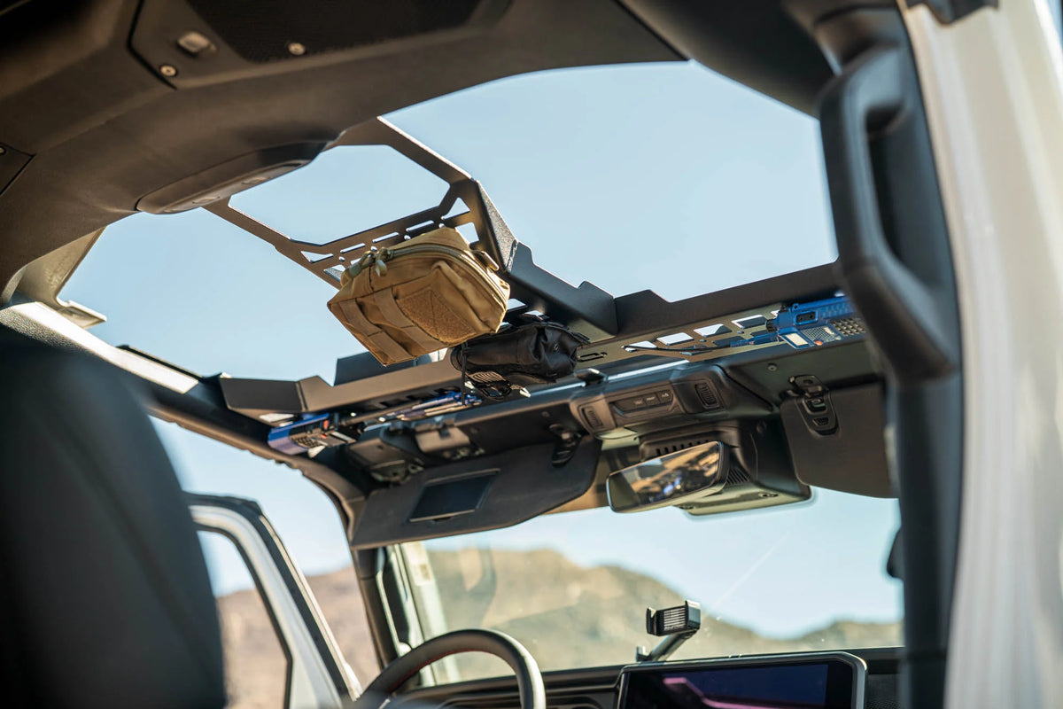 DV8 Offroad 2018-2026 Jeep Wrangler JL & Gladiator JT Overhead Molle Panel