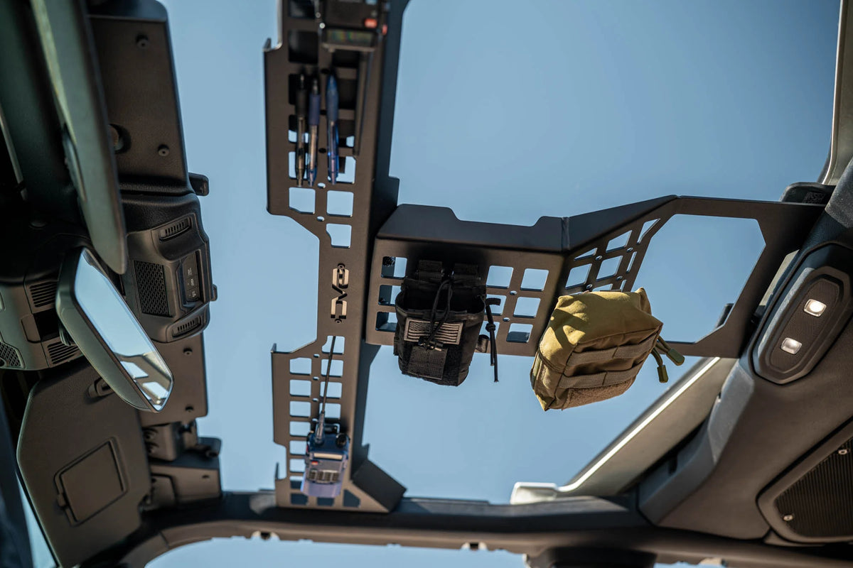 DV8 Offroad 2018-2026 Jeep Wrangler JL & Gladiator JT Overhead Molle Panel