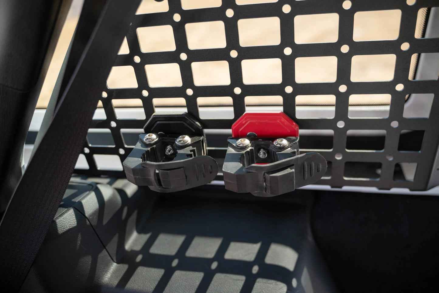 Quick Release Molle Panel Tool Mounts Pair