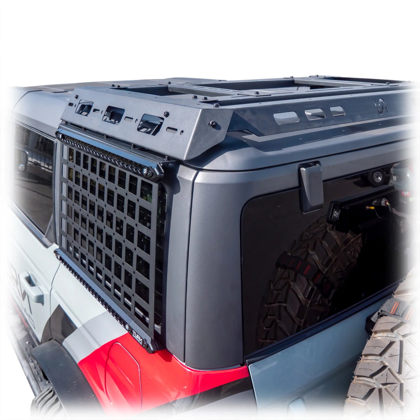 Turn Offroad 2021+ Ford Bronco/Bronco Raptor 4dr Side Molle Panels for OEM Hard Top