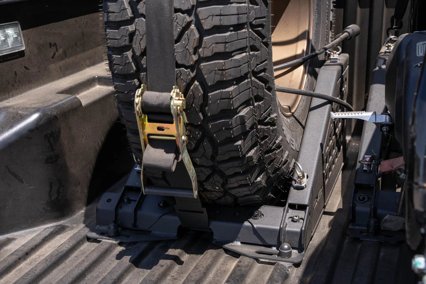 Truck Bed Universal Tire Carrier & Accessory Mount