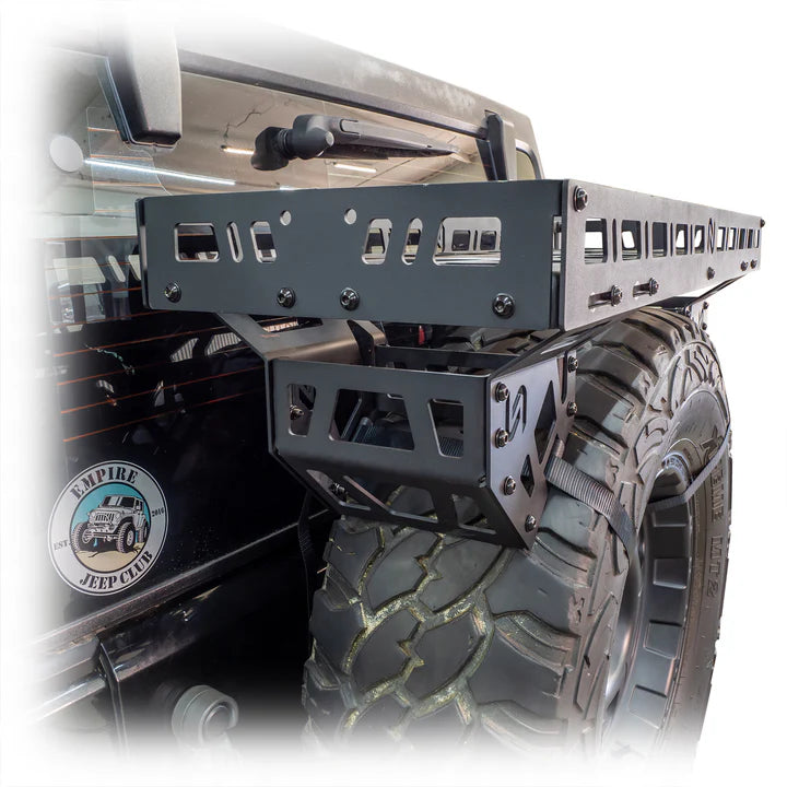 Turn Offroad Universal Spare Tire Storage Rack