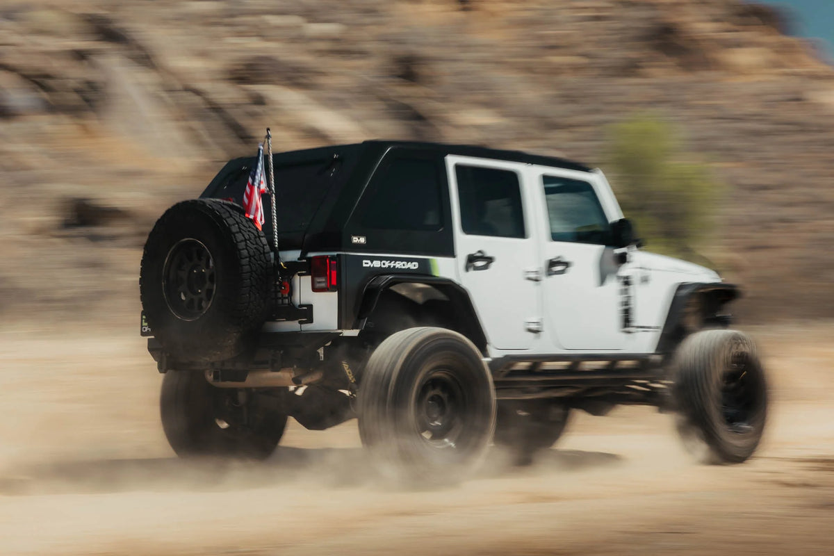 DV8 Offroad 2007-2018 Jeep Wrangler JK Tailgate Reinforcement Molle Panel
