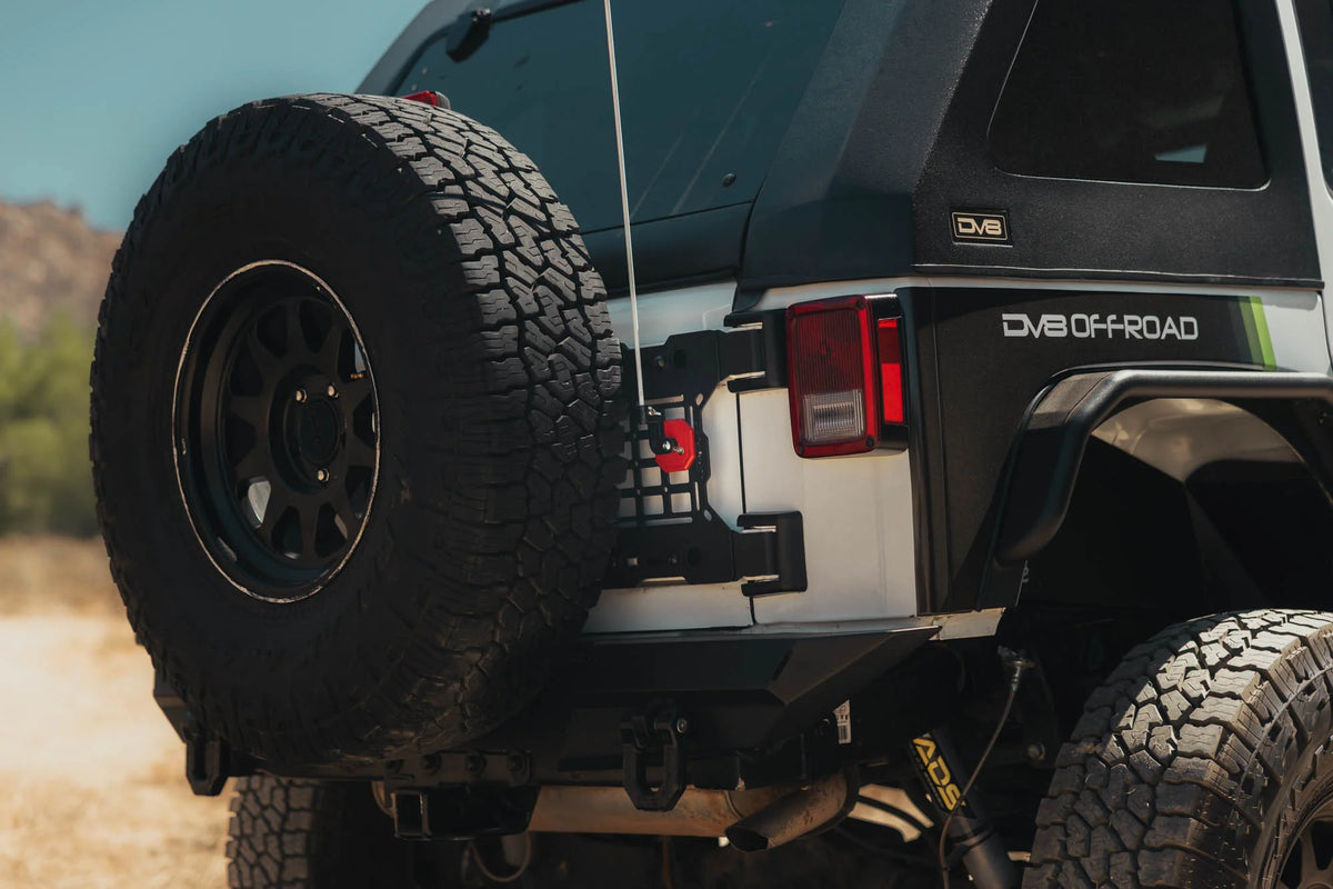 DV8 Offroad 2007-2018 Jeep Wrangler JK Tailgate Reinforcement Molle Panel
