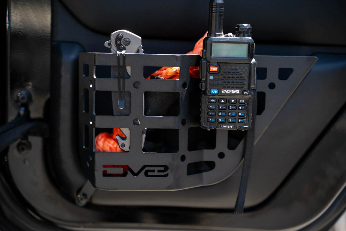 DV8 Offroad 2011-2018 Jeep Wrangler JK Rear Door Pocket Molle Panels