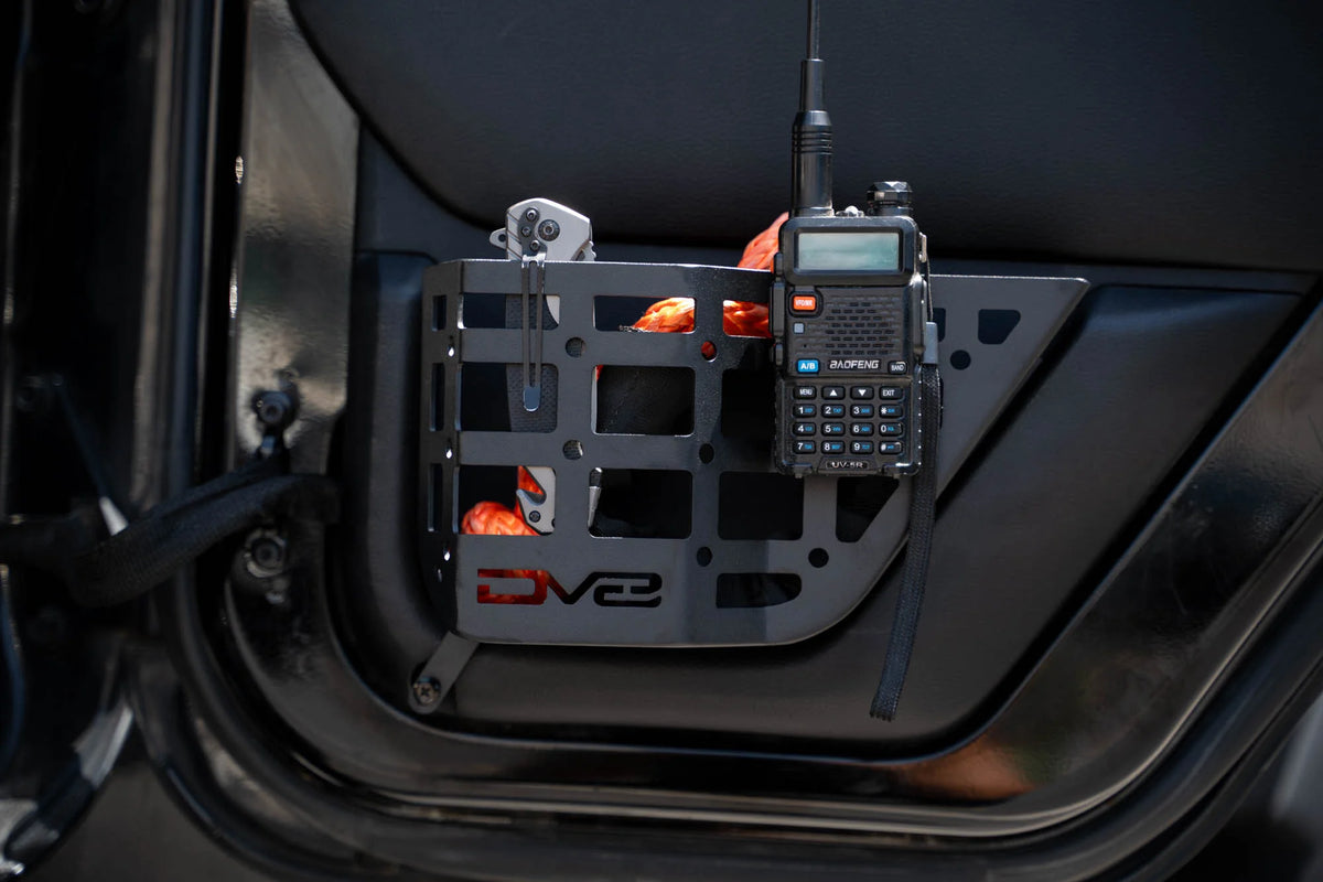 DV8 Offroad 2011-2018 Jeep Wrangler JK Rear Door Pocket Molle Panels