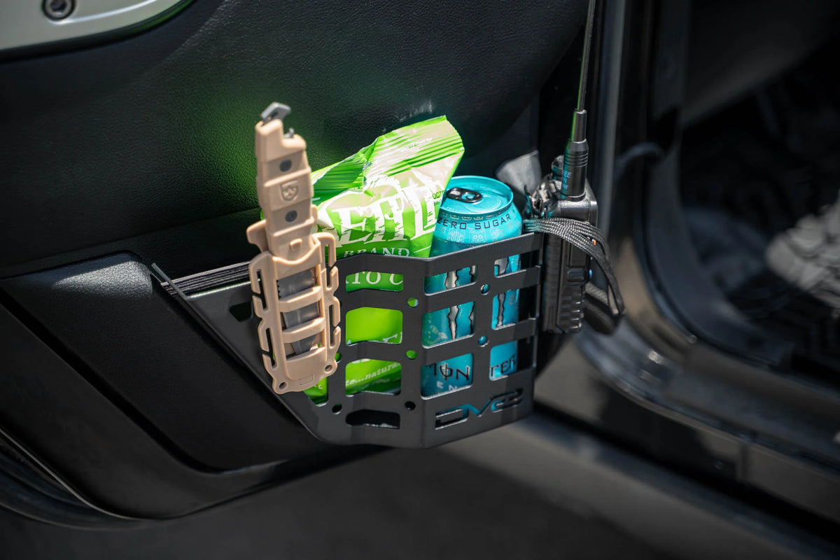 DV8 Offroad 2011-2018 Jeep Wrangler JK Rear Door Pocket Molle Panels