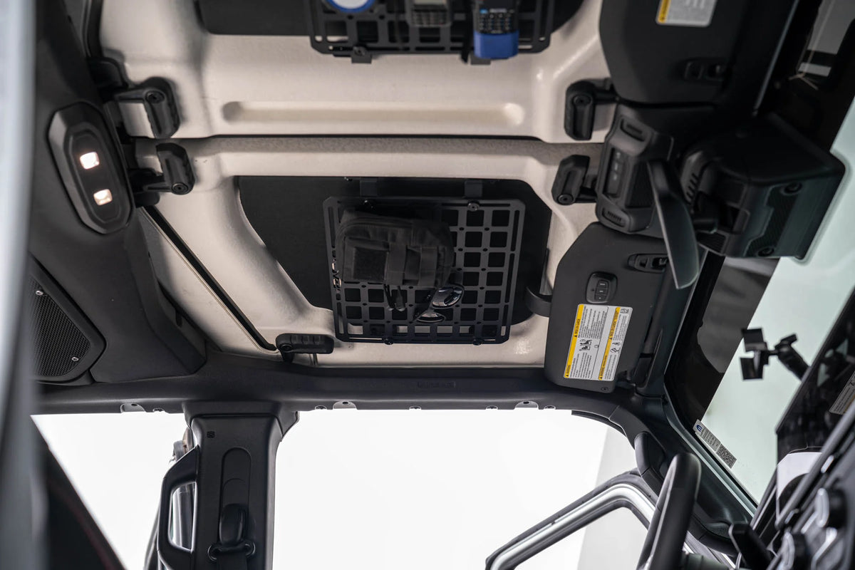 DV8 Offroad 2018-2026 Jeep Wrangler JL Roof Mount for 15 x 12 Molle Panel