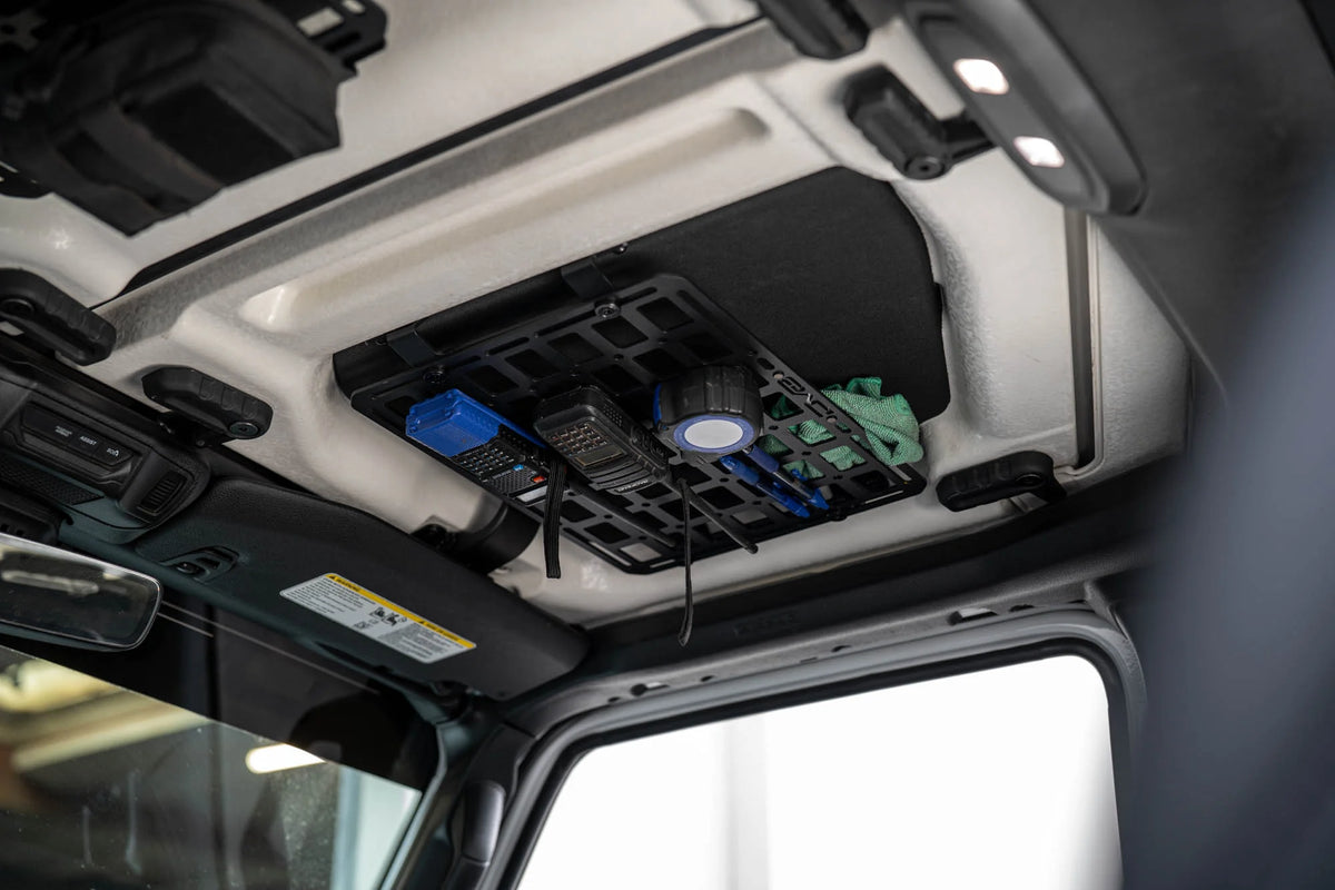 DV8 Offroad 2018-2026 Jeep Wrangler JL Roof Mount for 15 x 12 Molle Panel