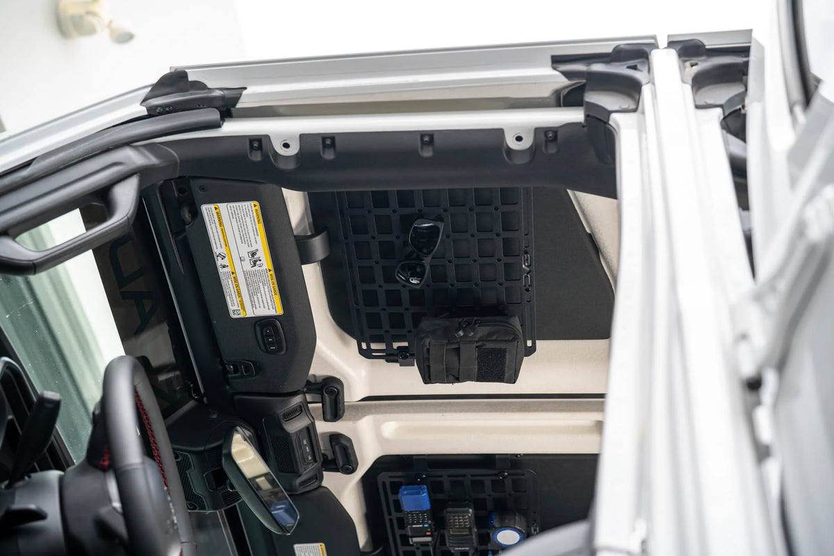 DV8 Offroad 2018-2026 Jeep Wrangler JL Roof Mount for 15 x 12 Molle Panel