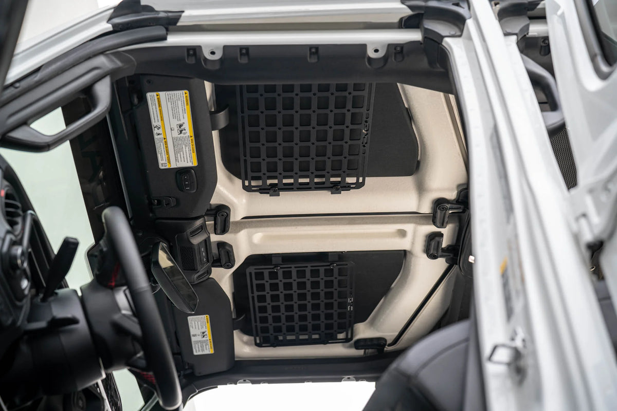 DV8 Offroad 2018-2026 Jeep Wrangler JL Roof Mount for 15 x 12 Molle Panel
