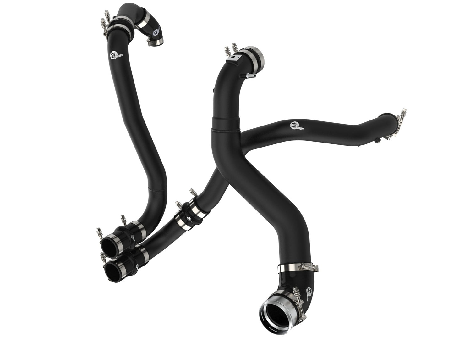 aFe POWER 46-20514-B BladeRunner aluminum hot and cold charge pipe kit black for 2021-2025 Ford F-150 and Raptor 3.5L EcoBoost