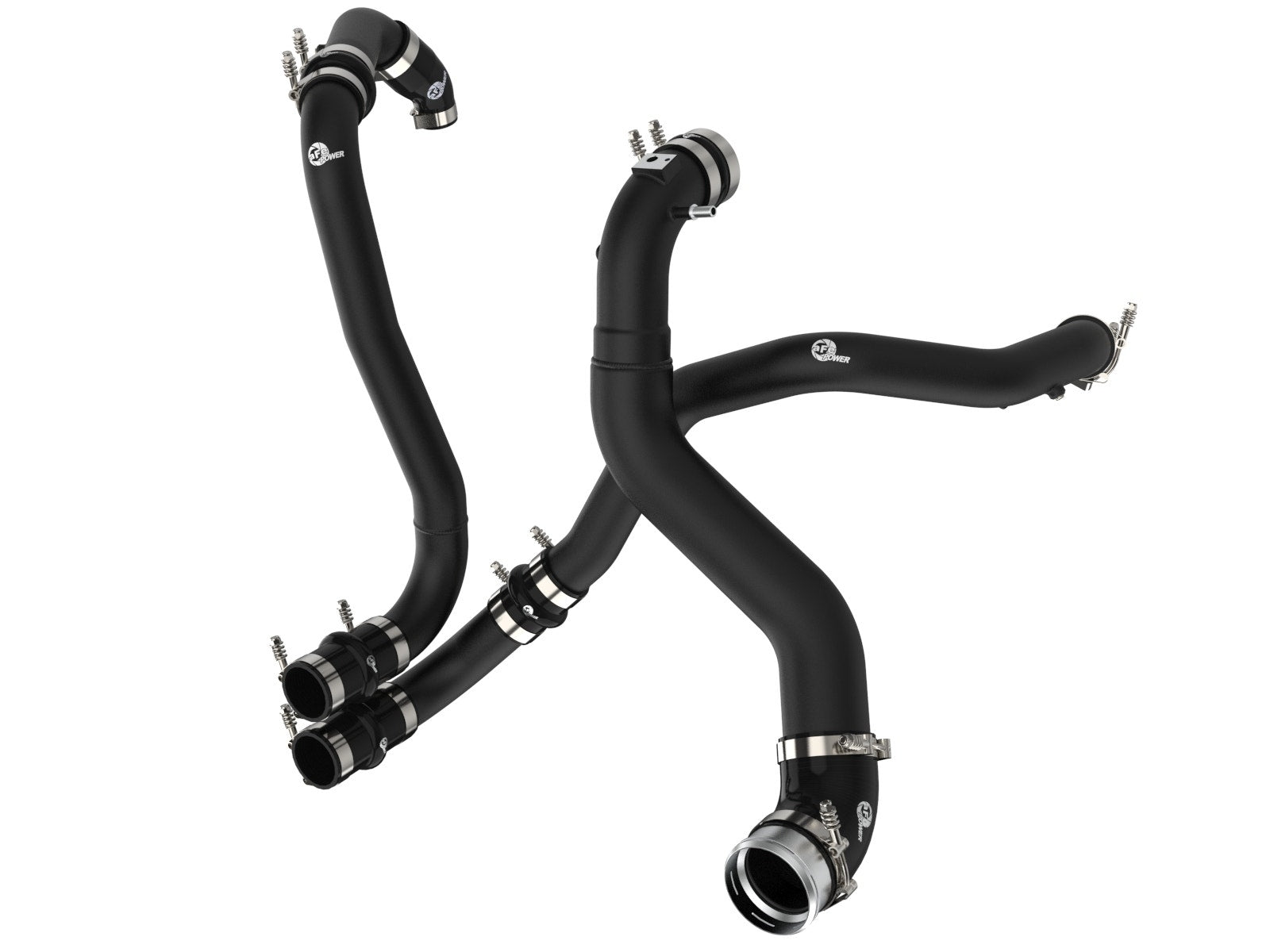 aFe POWER 46-20514-B BladeRunner aluminum hot and cold charge pipe kit black for 2021-2025 Ford F-150 and Raptor 3.5L EcoBoost