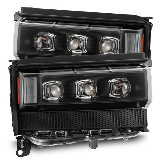 AlphaRex NOVA-Series LED Projector Headlights Black for 2024-2026 Toyota Land Cruiser