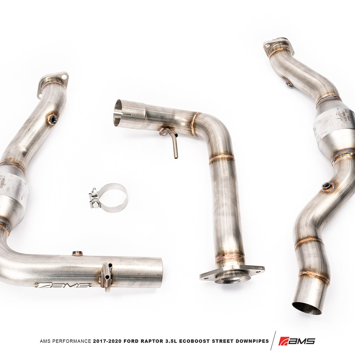 AMS Performance 2017-2020 Ford Raptor 3.5L EcoBoost Street Downpipes