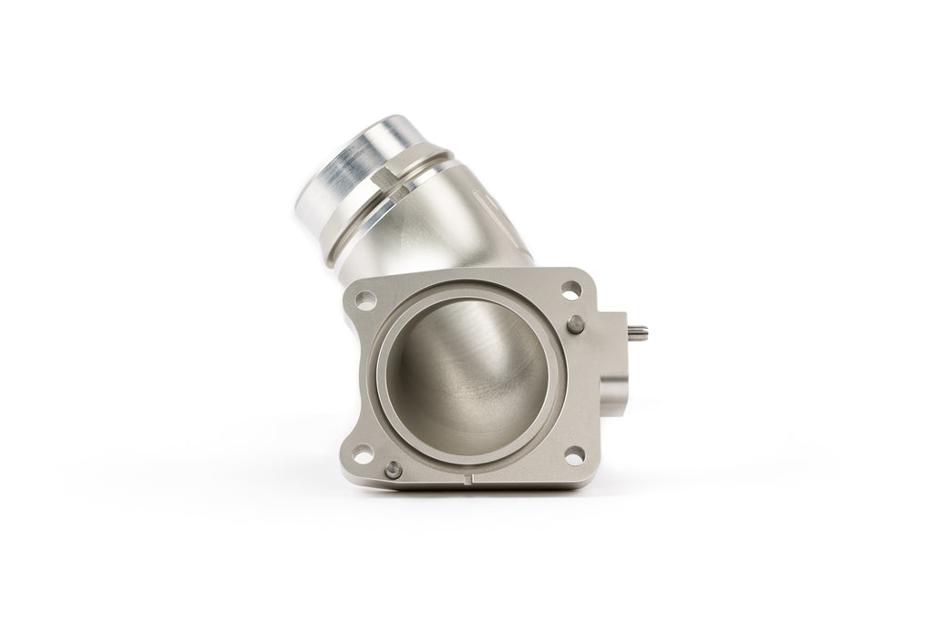 AMS Performance Toyota T24A Billet Throttle Body Inlet throttle flange view