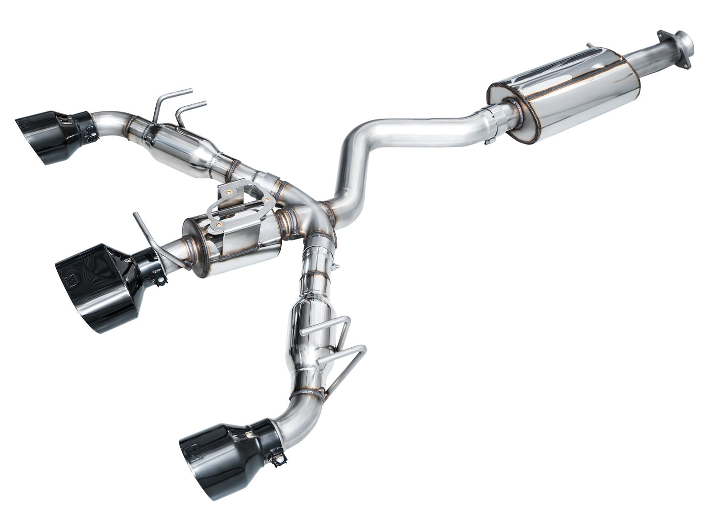 AWE Touring Edition Exhaust for Toyota GR Corolla - Diamond Black Tips