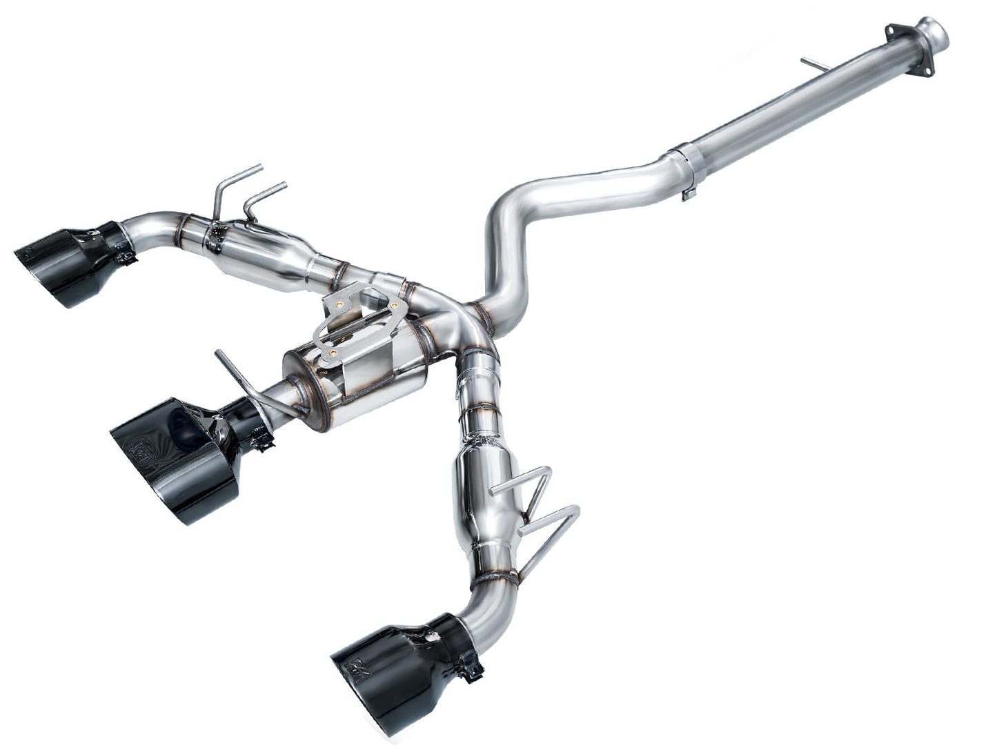 AWE Track Edition Exhaust for Toyota GR Corolla - Diamond Black Tips