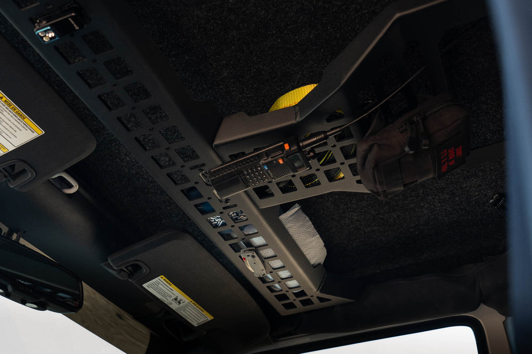 Jeep Wrangler JK Overhead Molle Panel installed