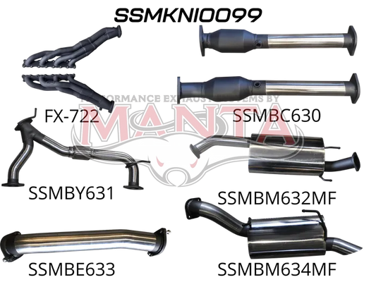 Manta Exhaust Y62 Nissan Patrol