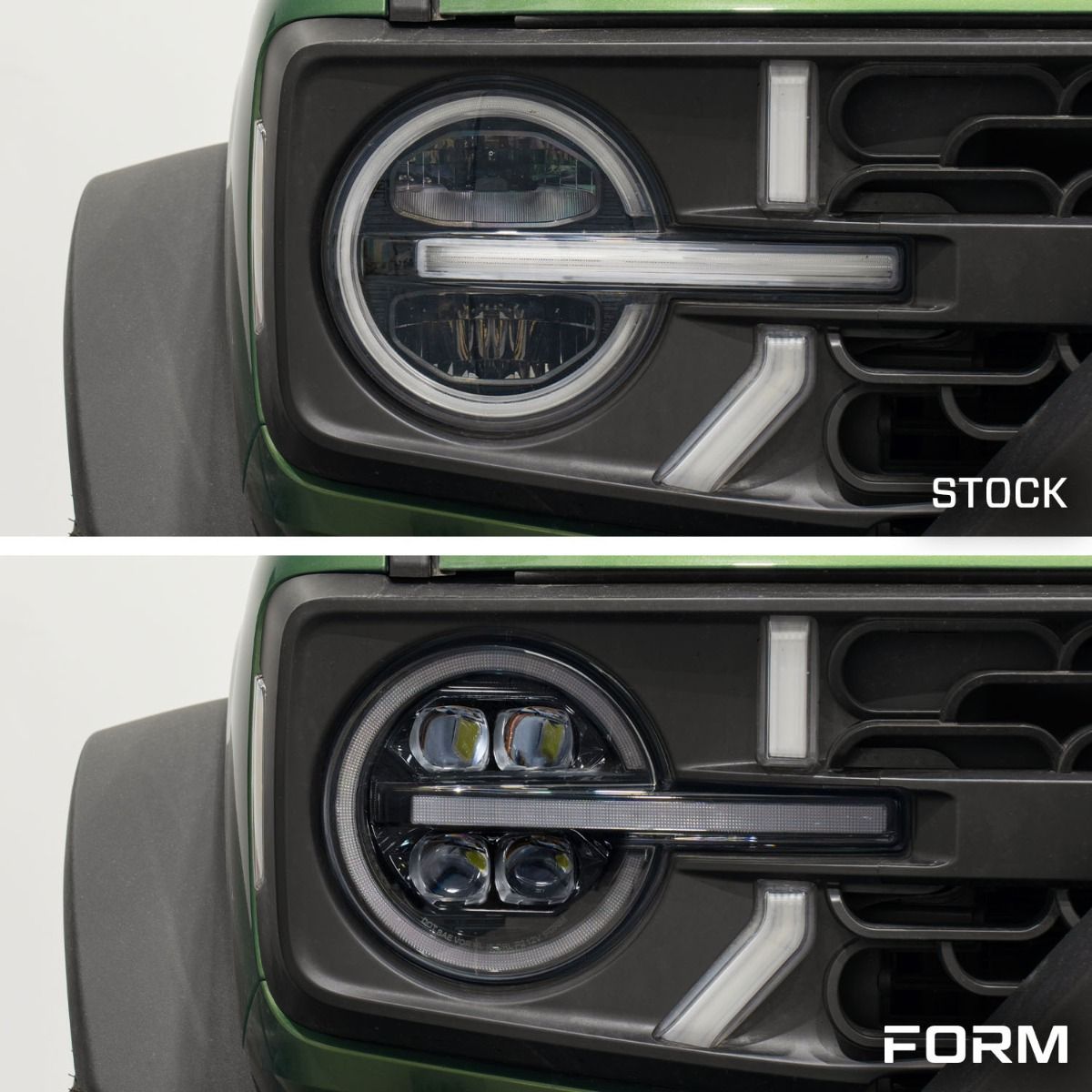 Form Lightning Ford Bronco LED Projector Headlights (pair)