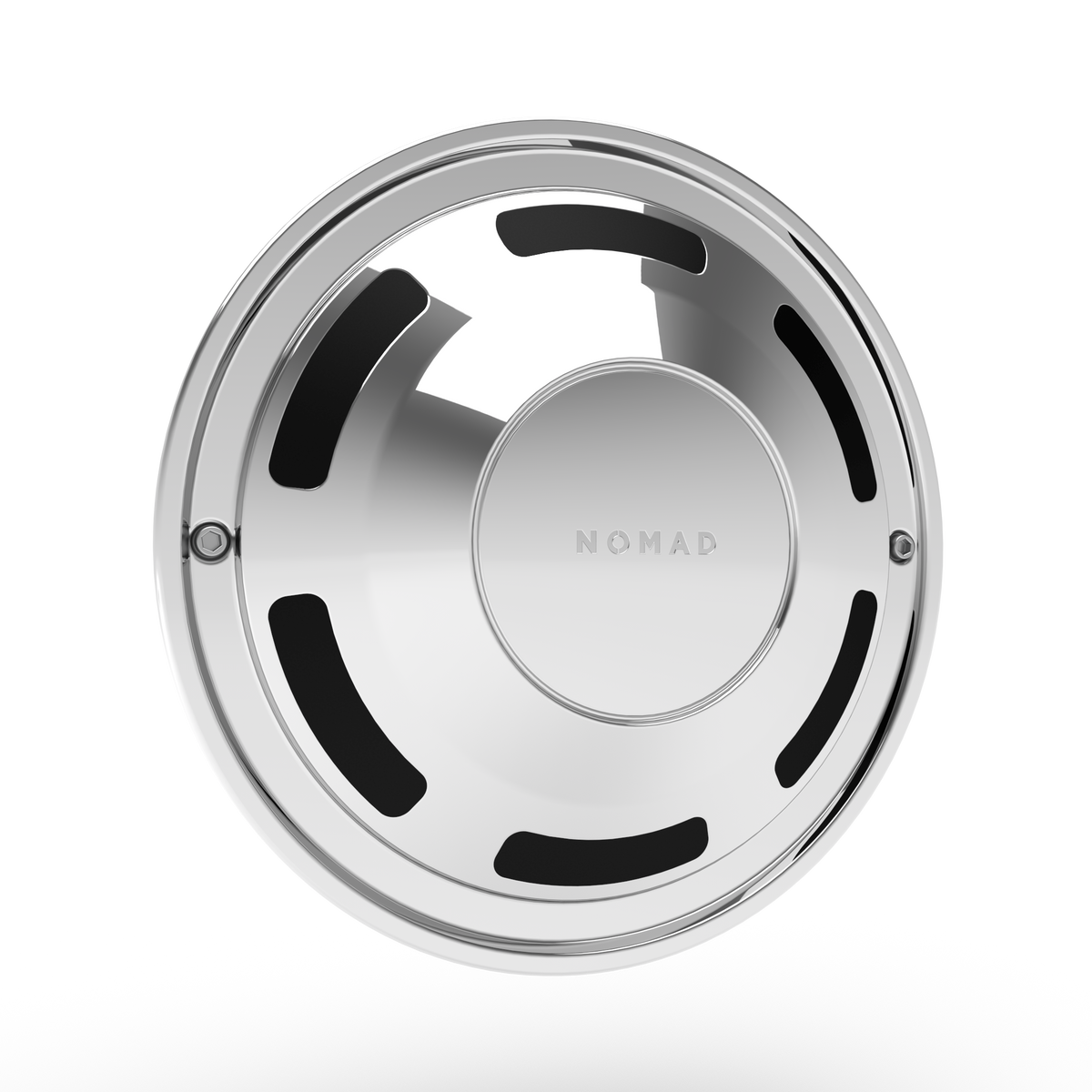 Nomad Wheels 504 Field stainless steel closed-end cap side view