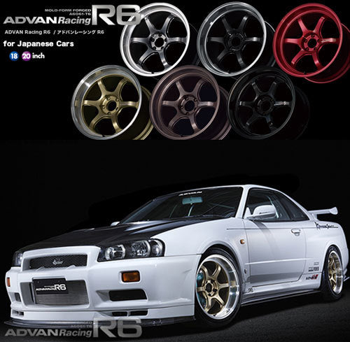 Advan R6 Forged Wheels Set of 4 Wheels