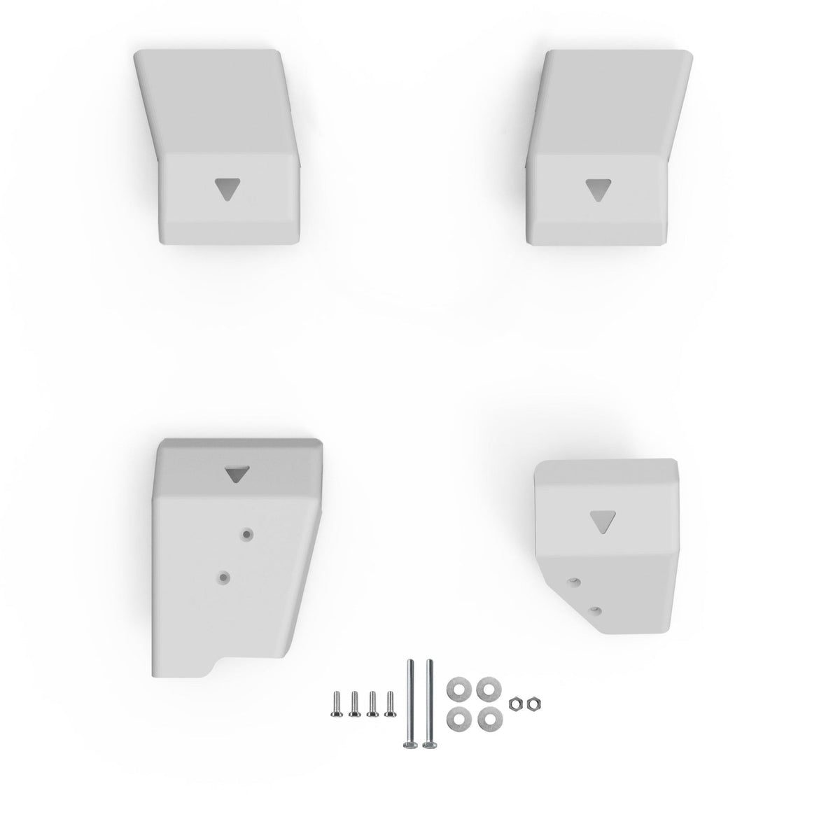 RIVAL front and rear lower control arm skid plates for Ineos Grenadier