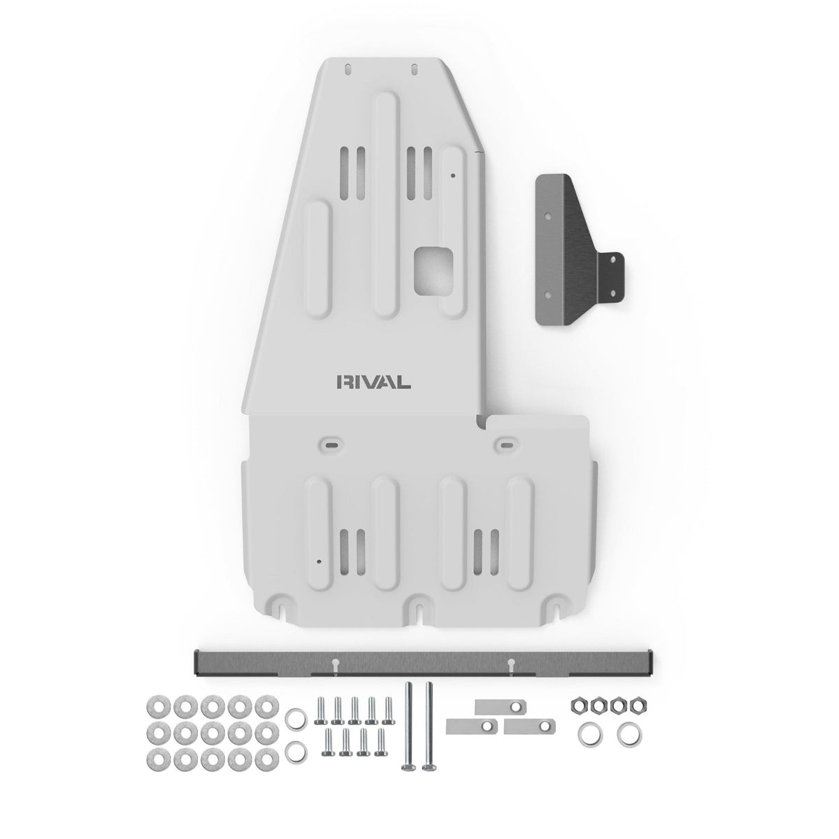 RIVAL aluminum engine transmission catalytic converter skid plate for Ineos Grenadier